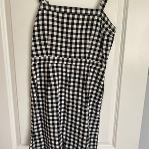 Abercrombie&fitch Black and white plaid dress